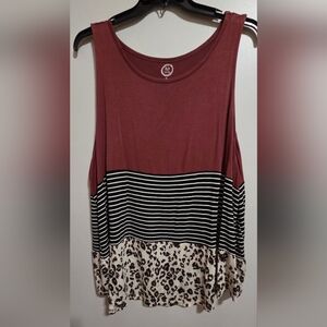 Maurices Burgundy Women's Tank Top